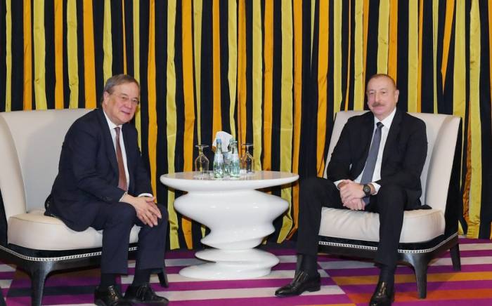 Президент Ильхам Алиев встретился с членом бундестага Армином Лашетом -ФОТО

