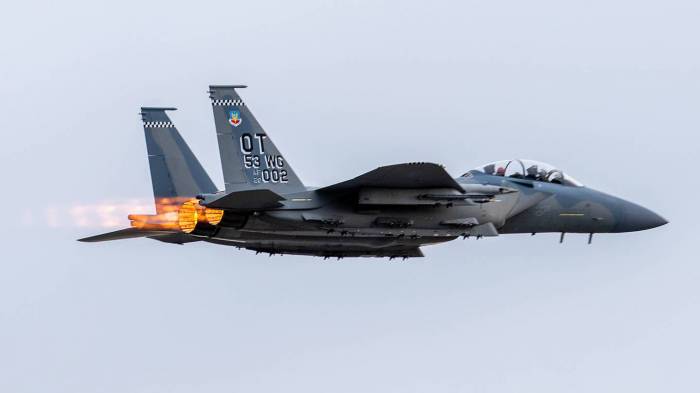 Истребитель-ветеран F-15EX достиг скорости почти 3 Маха