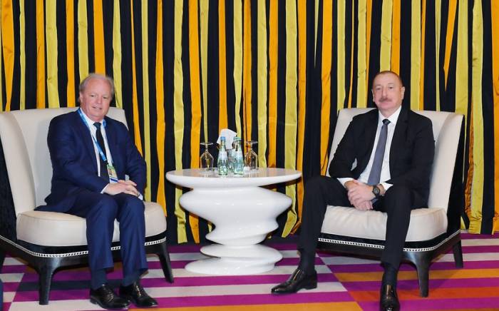 В Мюнхене состоялась встреча президента Ильхама Алиева с генеральным управляющим директором Всемирного банка -ФОТО
