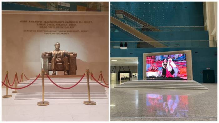 В Национальном музее Казахстана рассказали, куда и почему убрали памятник Назарбаеву
