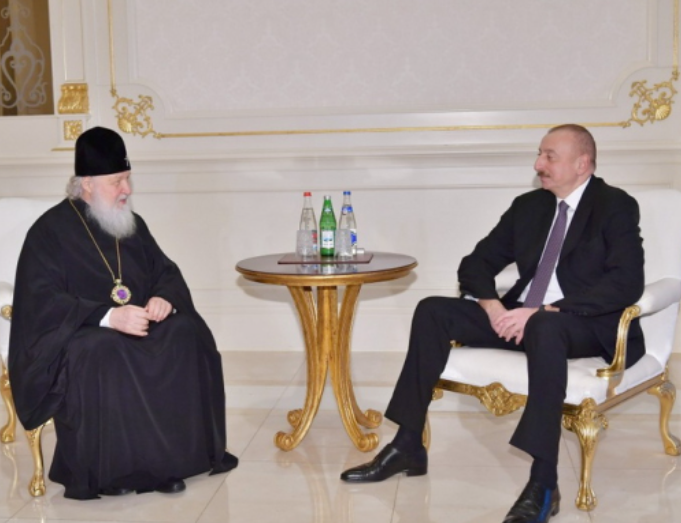 Патриарх всея Руси Кирилл поздравил Ильхама Алиева