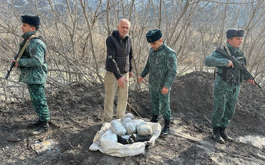 Азербайджанские пограничники предотвратили контрабанду более 11 кг наркотиков из Ирана