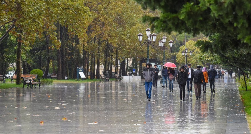 Дожди и снег - объявлена фактическая погода в Азербайджане