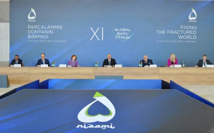 Президент Азербайджана выступил на открытии XI Глобального Бакинского форума - ФОТО -ОБНОВЛЕНО
