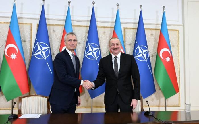 Президент Ильхам Алиев и генеральный секретарь НАТО Йенс Столтенберг выступили с заявлениями для прессы -ОБНОВЛЕНО

