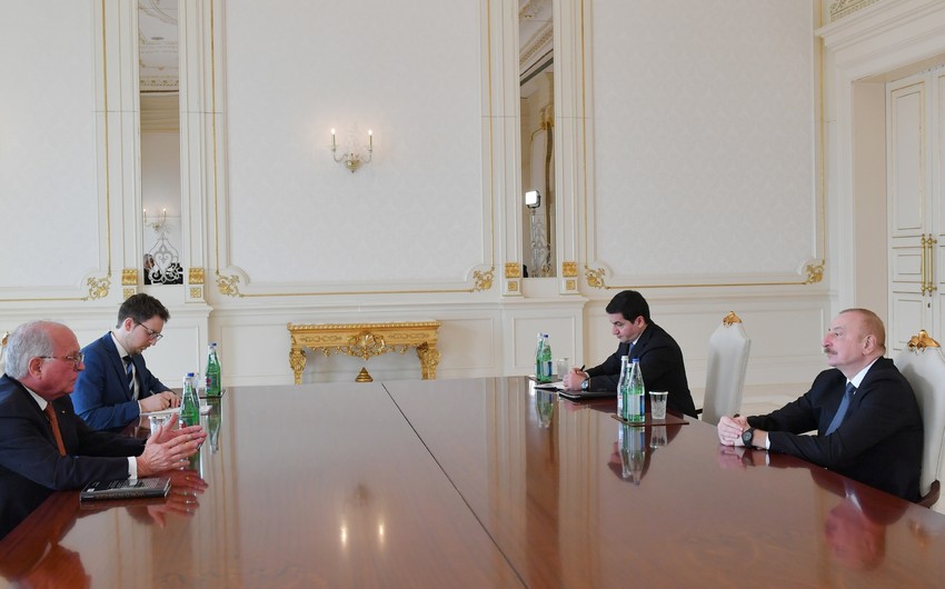 Президент Ильхам Алиев принял главу Фонда Мюнхенской конференции по безопасности