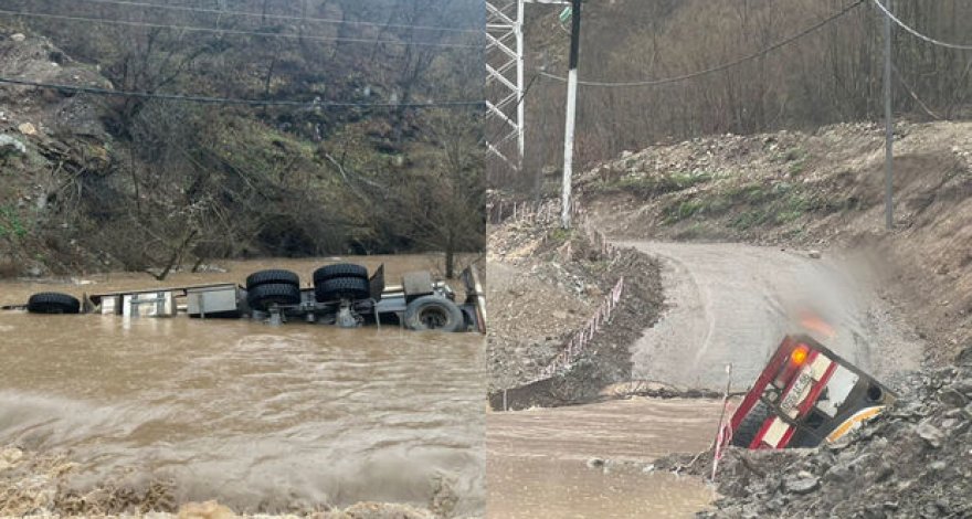 В Кельбаджарском районе грузовик упал в реку: есть жертвы