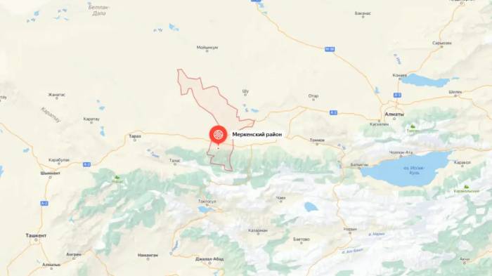 В Казахстане произошло землетрясение магнитудой 5,3
