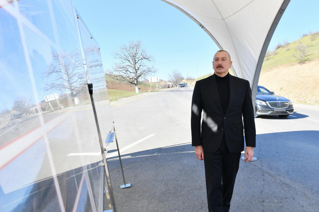 Ильхам Алиев посетил Гаджигабульский район
