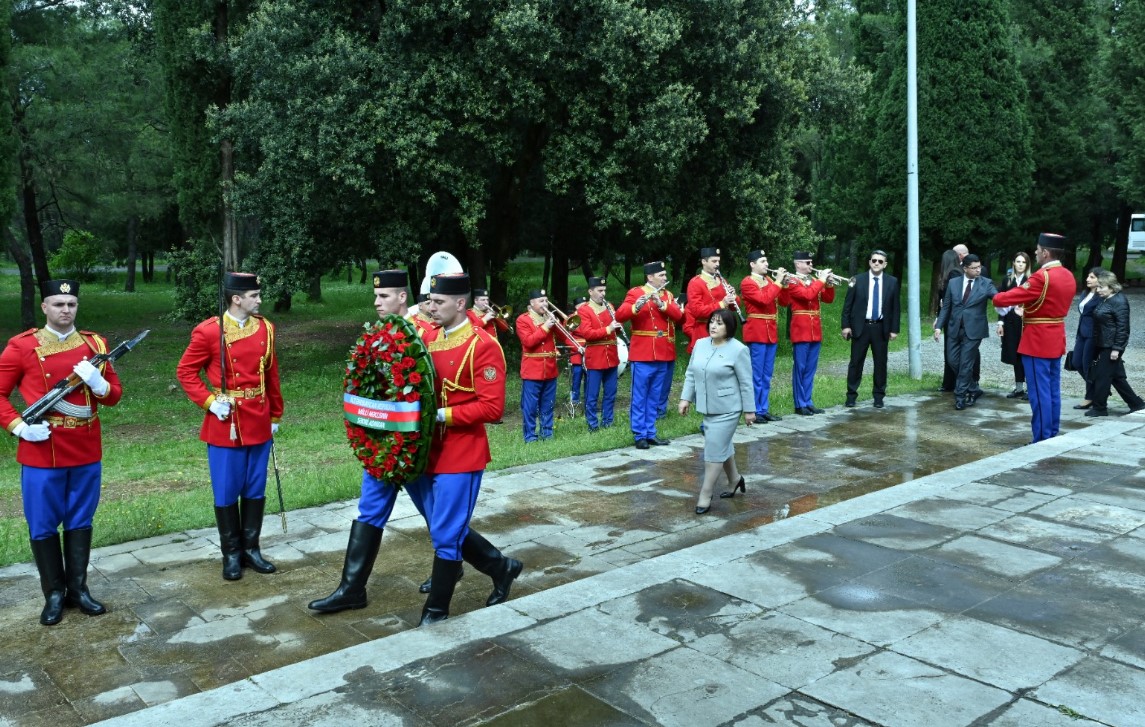 Делегация Милли Меджлиса посетила в Черногории памятник Партизану-борцу
