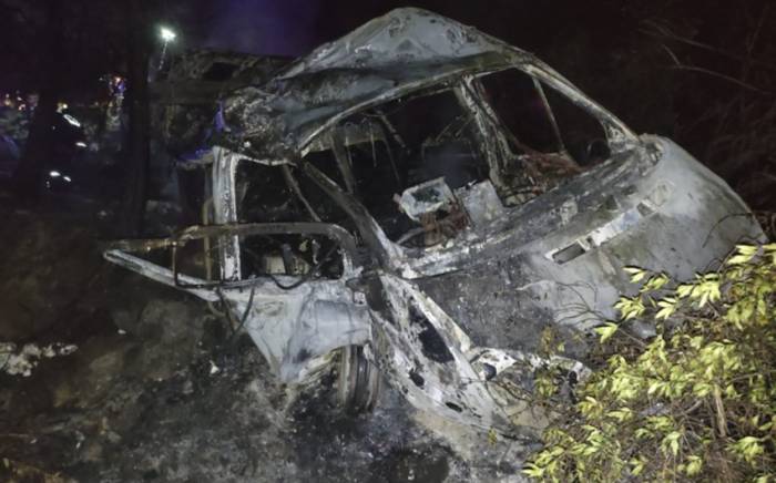 В Турции сгорел автобус, 3 пассажира погибли
