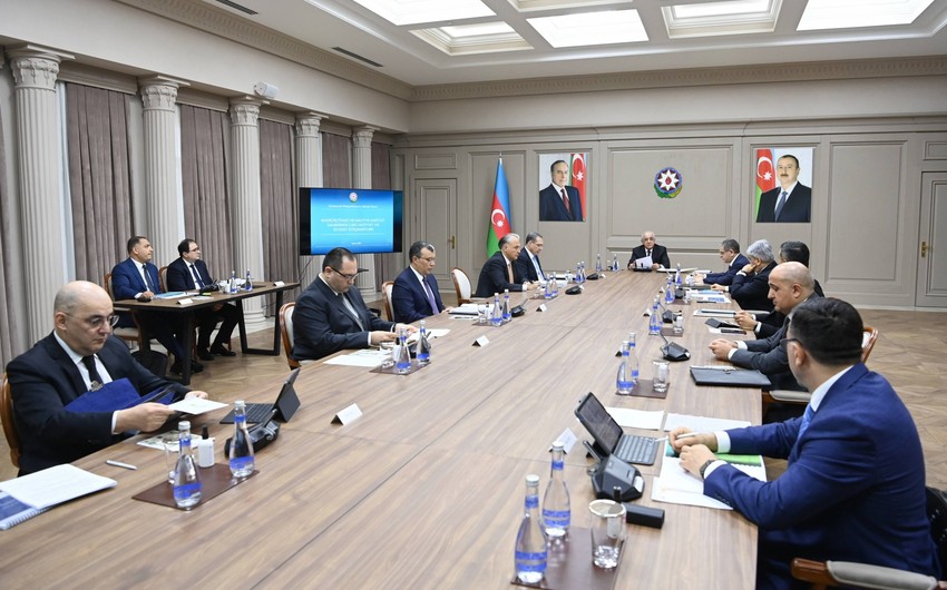 Состоялось очередное заседание Экономического совета Азербайджана