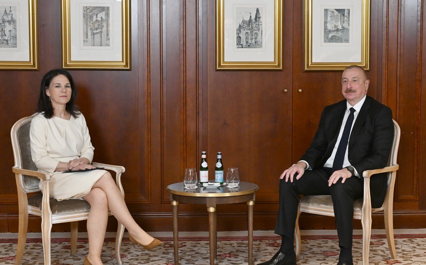 Президент Азербайджана провел встречу с главой МИД Германии - ОБНОВЛЕНО