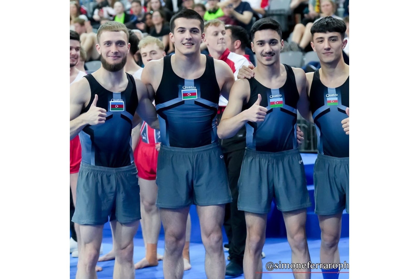 Сборная Азербайджана по тамблингу выиграла чемпионат Европы