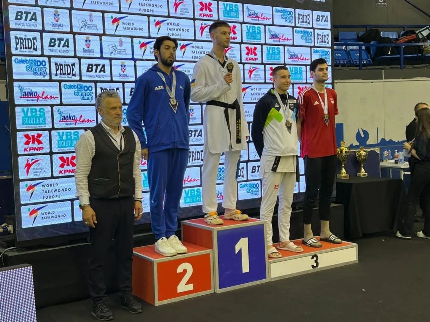 Азербайджанский таэквондист проиграл финал чемпионата Сербии