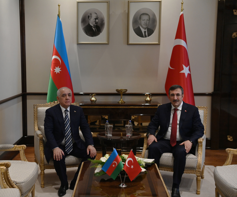 Премьер-министр Али Асадов встретился с вице-президентом Турции Джевдетом Йылмазом