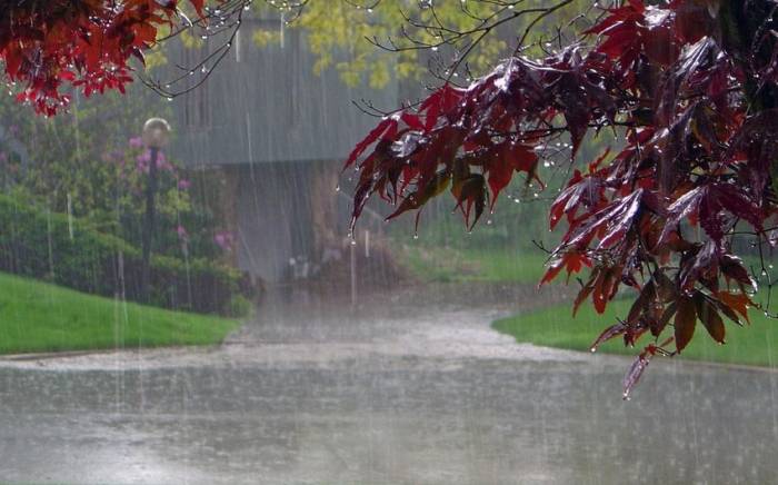 Фактическая погода: В большинстве районов Азербайджана прошли сильные дожди
