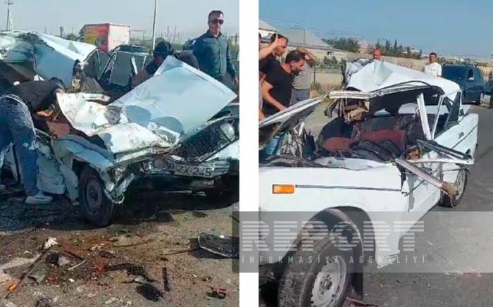 На дороге Баку-Губа произошла тяжелая авария, есть пострадавший
