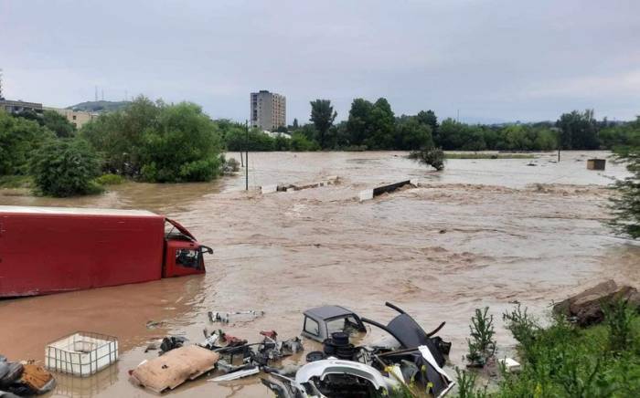 В результате наводнения в Грузии повреждена инфраструктура
