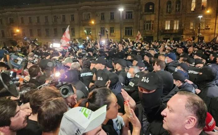 В Тбилиси в ходе протестов задержаны свыше 60 человек

