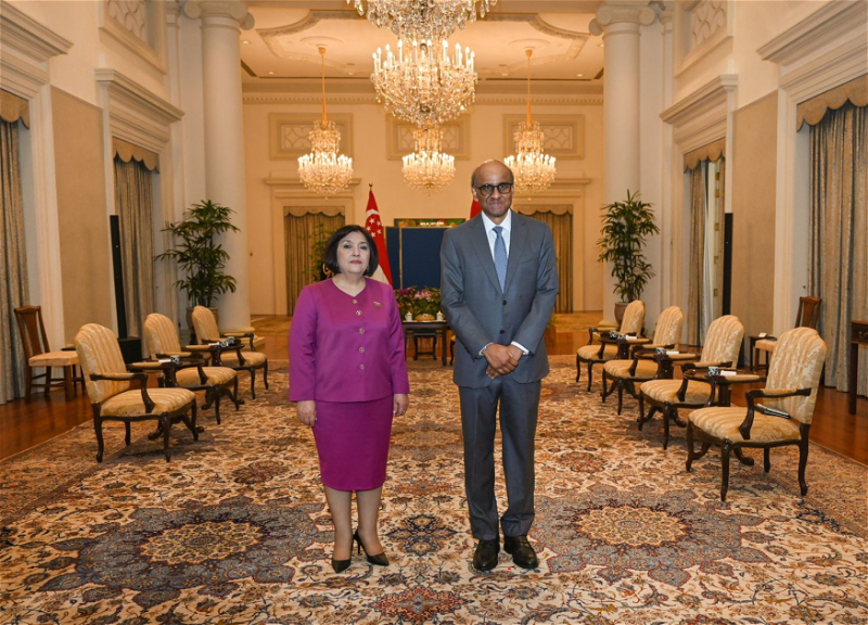 Президент Сингапура: Между Азербайджаном и Сингапуром сложились добрые отношения 
