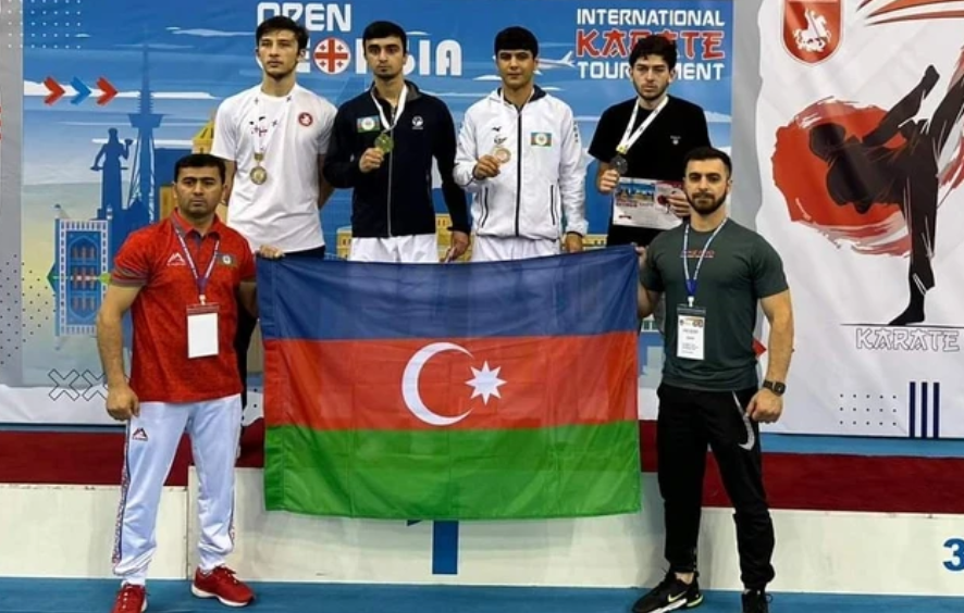 Азербайджанские каратисты завоевали 13 медалей на турнире Open Georgia