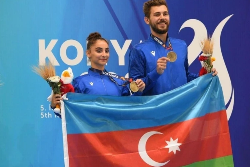 Азербайджанские мастера аэробики стали вторыми в общем зачете Кубка мира