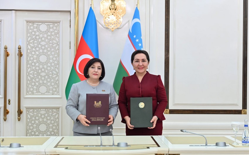 Парламенты Азербайджана и Узбекистана подписали дорожную карту по развитию сотрудничества