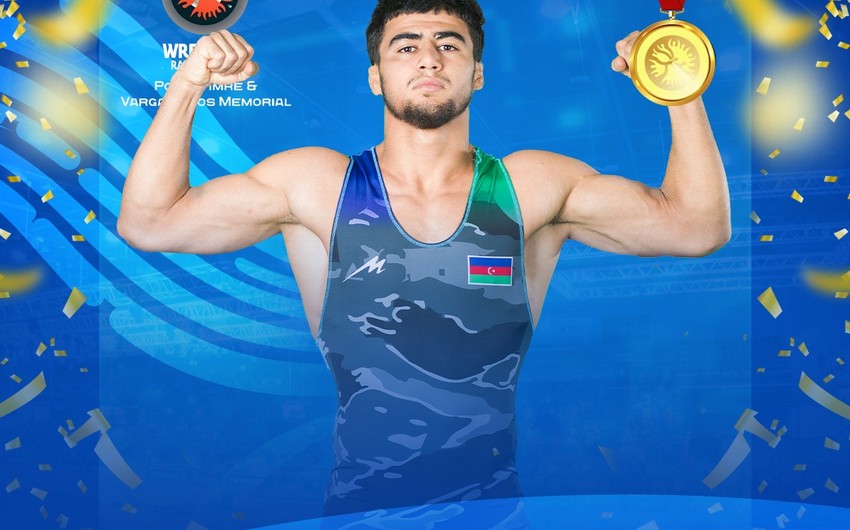 Азербайджанский борец стал победителем рейтингового турнира в Венгрии
