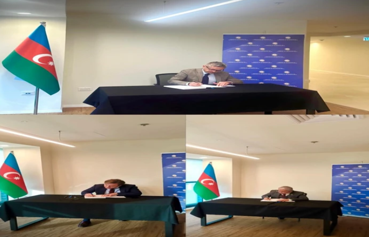 В посольстве Азербайджана в Израиле открыта книга соболезнований
