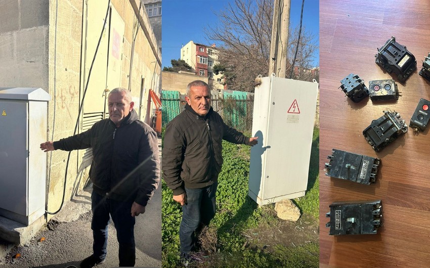 В Баку задержан подозреваемый в краже из электрических щитов зданий