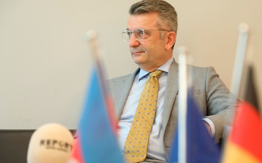 Посол ФРГ почтил память жертв Ходжалинского геноцида

