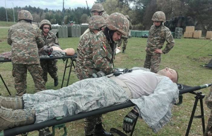 Армянские военные врачи участвуют в учениях на базе США в Германии

