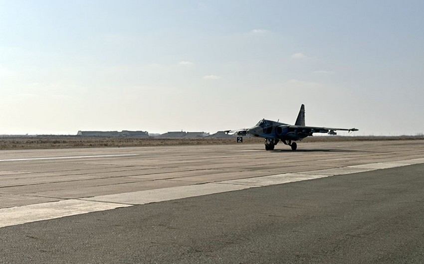 Авиационные подразделения ВВС Азербайджана провели учебно-тренировочные полеты