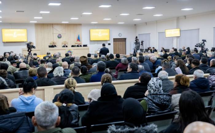 В Баку завершено оглашение обвинительного акта в отношении представителей бывшего армянского сепаратистского режима
