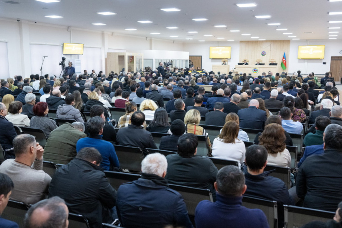 Продолжился суд над лицами, обвиняемыми в совершении многочисленных преступлений против азербайджанского народа