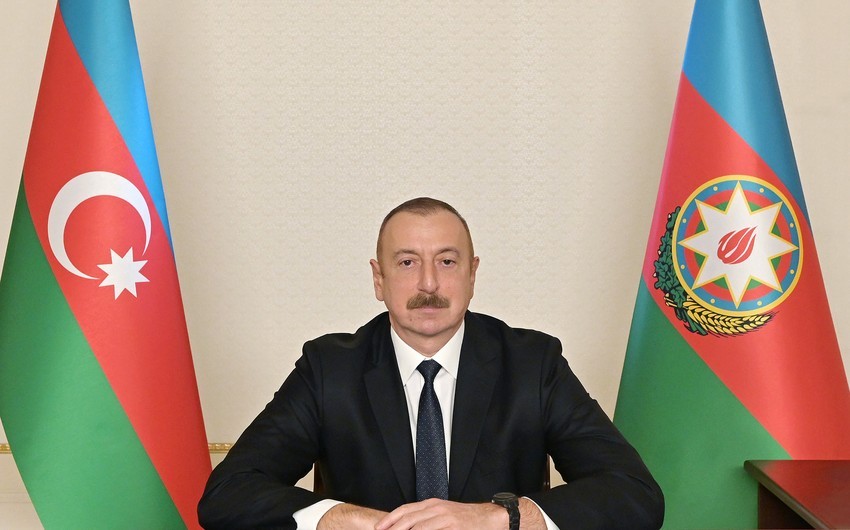 Ильхам Алиев поделился публикацией по случаю праздника Новруз