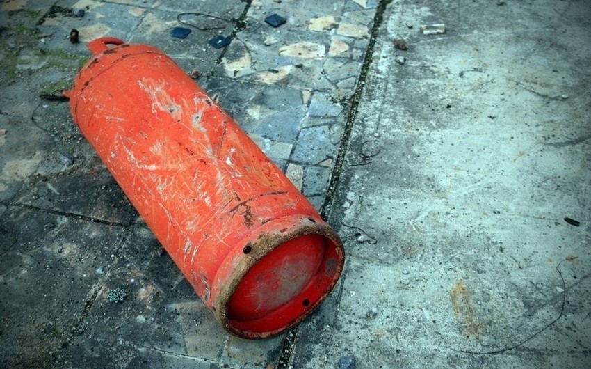 В Гяндже один человек пострадали при взрыве газового баллона