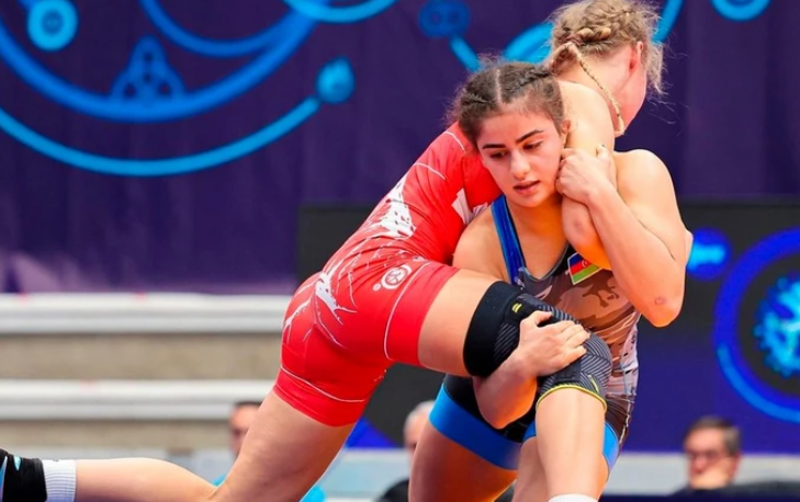 Азербайджанская спортсменка взяла золото чемпионата Европы по борьбе