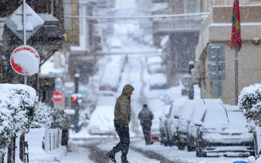 В горных районах Азербайджана температура воздуха упала до -20℃