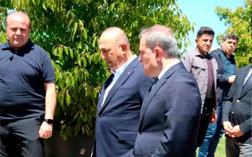 Байрамов навестил семью Мевлюта Чавушоглу в Аланье