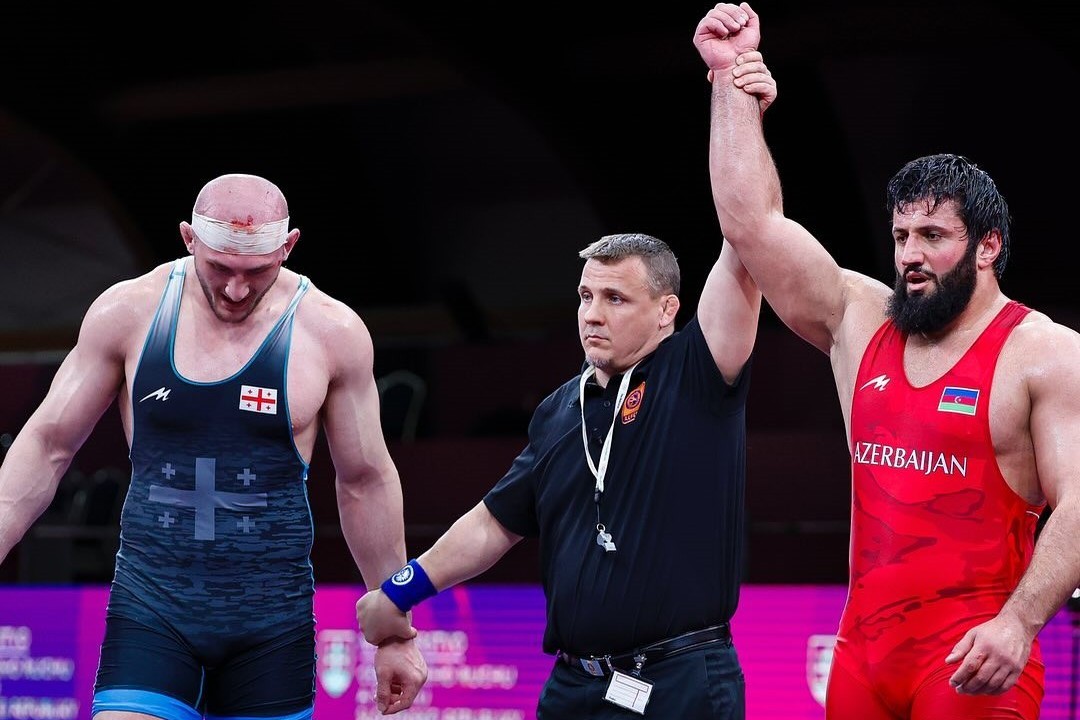 Азербайджанский борец стал чемпионом Европы