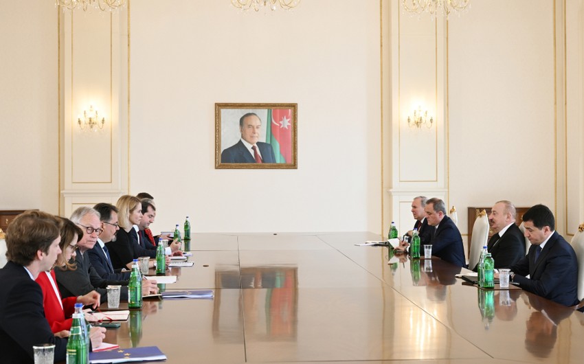 Президент Ильхам Алиев принял главу европейской дипломатии Каю Каллас
