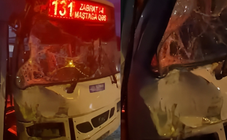 В Баку столкнулись два пассажирских автобуса: есть пострадавшие