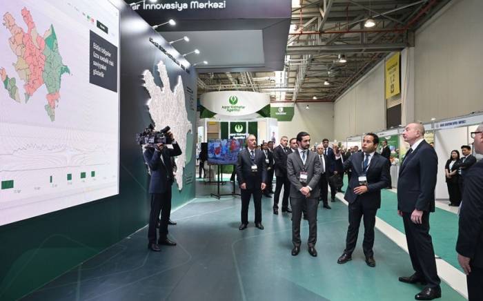 Президент Ильхам Алиев ознакомился с выставками InterFood Azerbaijan и Caspian Agro -ФОТО -ОБНОВЛЕНО
