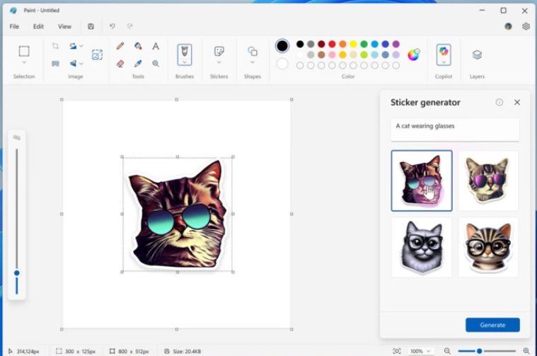 Для Windows 11 представили новые ИИ-функции в Paint, «Блокноте» и «Ножниц»