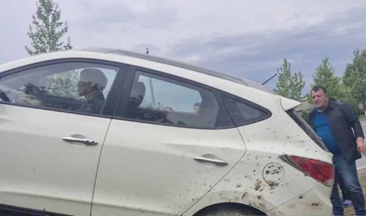 Дождливая погода стала причиной ДТП в Бабекском районе Нахчывана