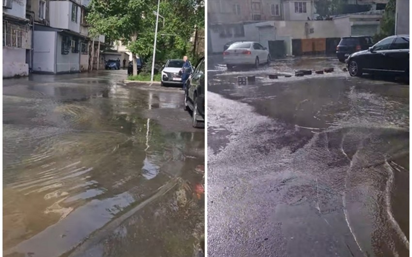 В Ясамальском районе Баку произошла авария на линии водоснабжения