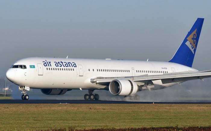 В Баку торжественно встретили первый рейс Air Astana из казахстанского Атырау
