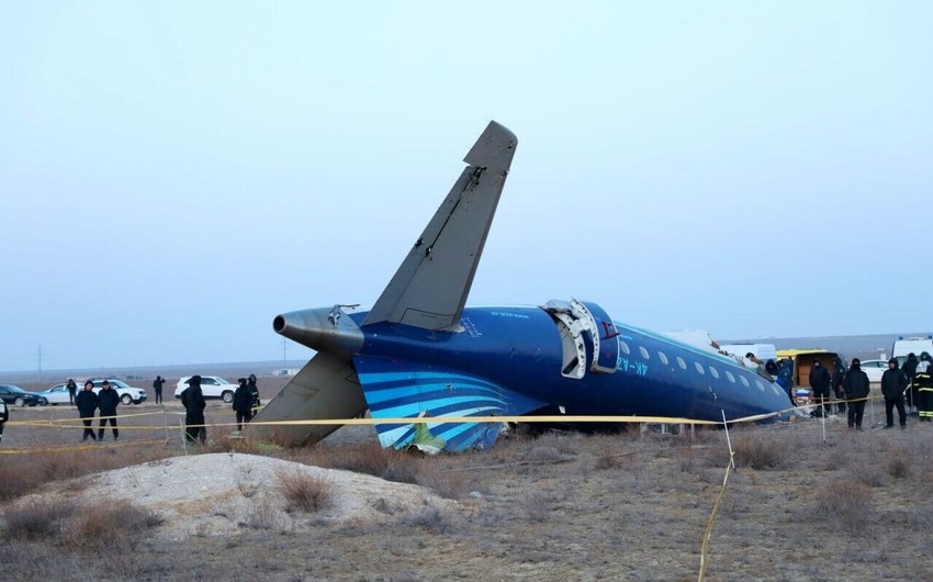 Азербайджан поблагодарил ICAO за помощь в расследовании крушения самолета AZAL близ Актау
